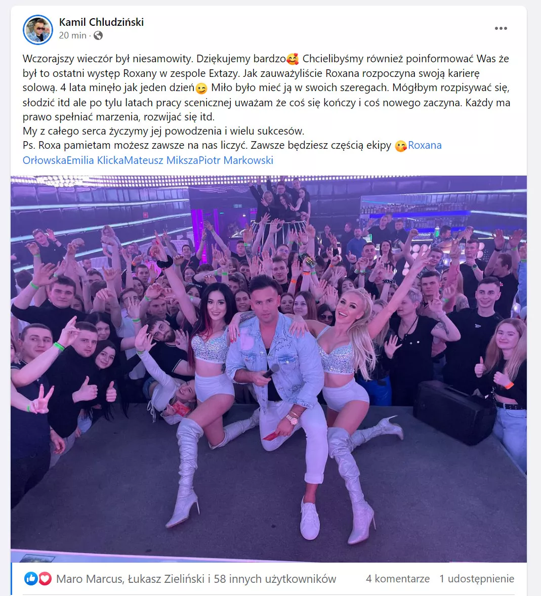 Oficjalnie! Roxaok odchodzi z zespołu Extazy! Ogromne emocje i wielkie wzruszenie! 